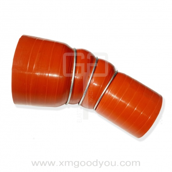 Good Negative Pressure Silicone Hoses With Steel Ring